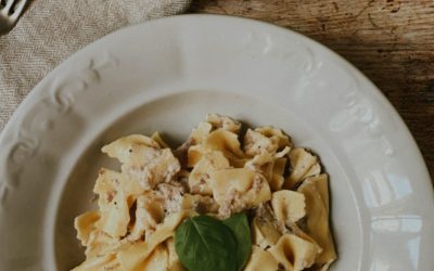 Ricottás-tonhalas farfalle