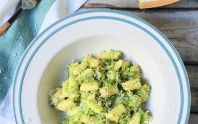 Gnocchetti brokkoli pestoval