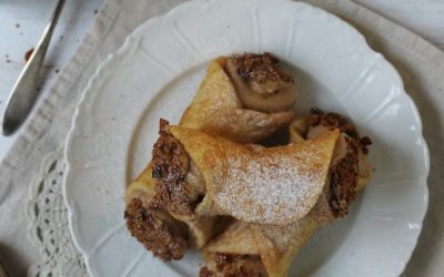 Cannoli mézeskalácsos krémmel