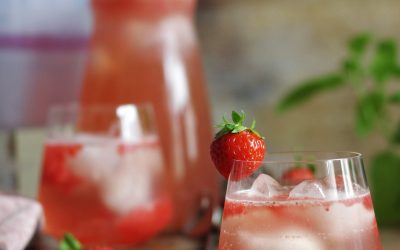 Epres-levendulás jeges tea