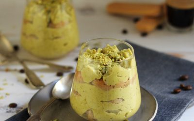 Pisztáciás tiramisú pohárkrém