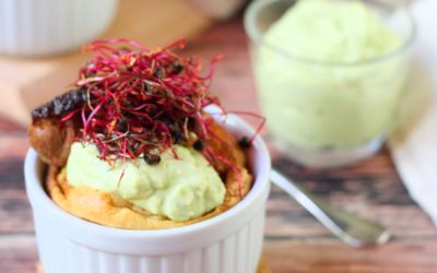 Yorkshire puding avokádós majonézzel