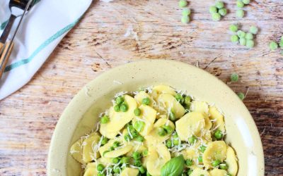 Zöldborsós orecchiette