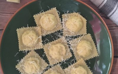 Ricottás parmezános ravioli