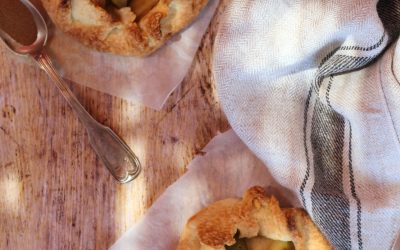 Mini galette fehérboros fűszeres körtével