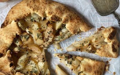 Oreganos körtés galette