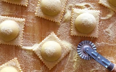 Ricottás-aszalt paradicsomos ravioli