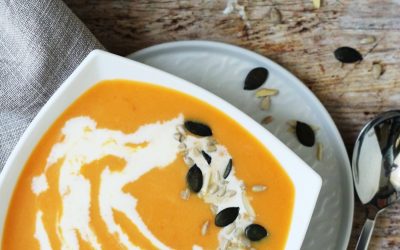 Kókusztejes sütőtökkrém leves