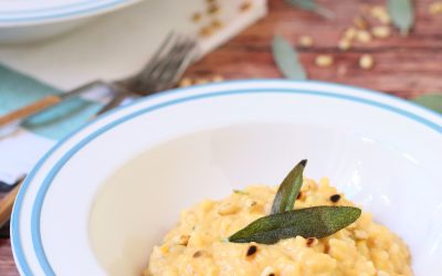 Sütőtökkrémes rizotto