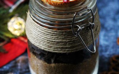 Brownie üvegből – gasztroajándék karácsonyra