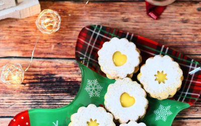 Mákos linzer angol citromkrémmel