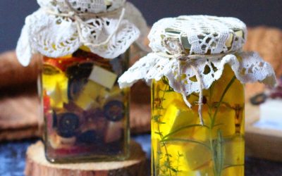 Olajban eltett sajtos finomságok