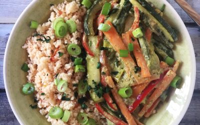 Zöldség curry kuszkusszal