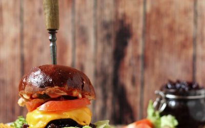 Hamburger a grillről