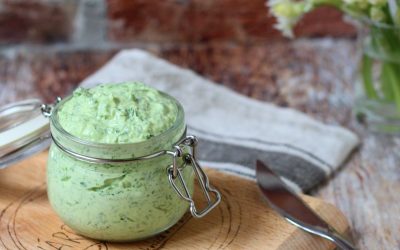 Medvehagymás sajtkrém