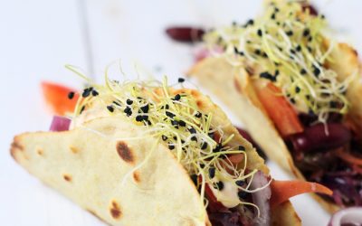 Zöldséges taco
